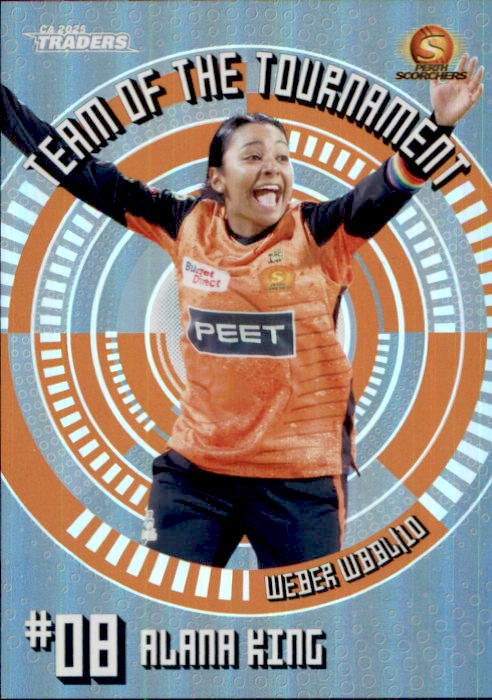 Alana King, Platinum Team of the Tournament, 2025-26 TGI TLA CA Cricket Traders