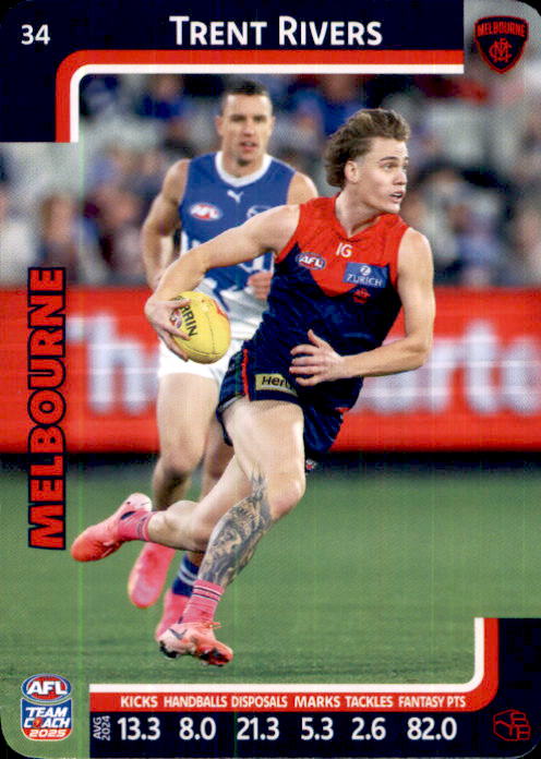 2025 Teamcoach AFL Common Cards - Cards 1 to 100 - Pick Your Card