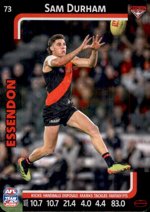 2025 Teamcoach AFL Common Cards - Cards 1 to 100 - Pick Your Card