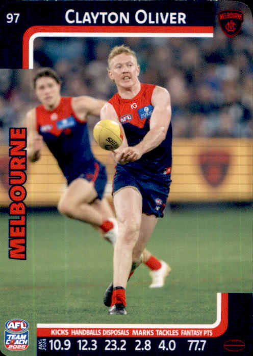 2025 Teamcoach AFL Common Cards - Cards 1 to 100 - Pick Your Card