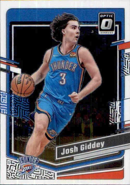 Josh Giddey, #33, 2023-24 Panini Optic Basketball NBA
