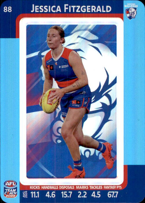 Jessica Fitzgerald, #88, Blue Parallel, 2025 Teamcoach AFLW