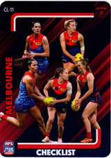 2025 Teamcoach AFLW Checklist Cards - Cards CL-01 to CL-18 - Pick Your Card
