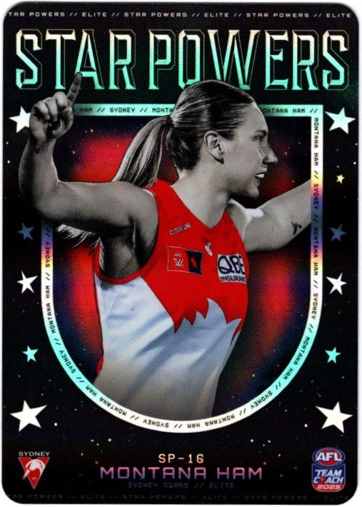 2025 Teamcoach AFLW Star Powers Cards - Cards SP-01 to SP-18 - Pick Your Card