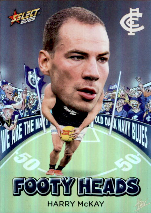 Harry McKay, FH16, Footy Heads, 2025 Select AFL Footy Stars