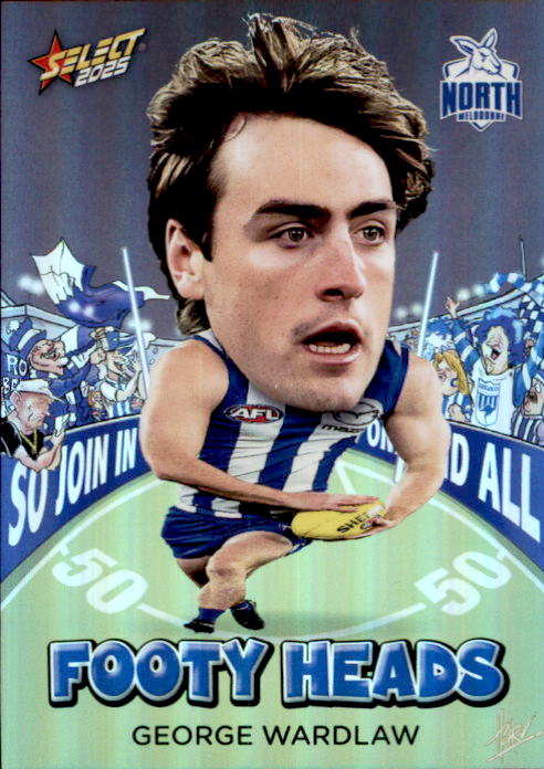 George Wardlaw, FH72, Footy Heads, 2025 Select AFL Footy Stars
