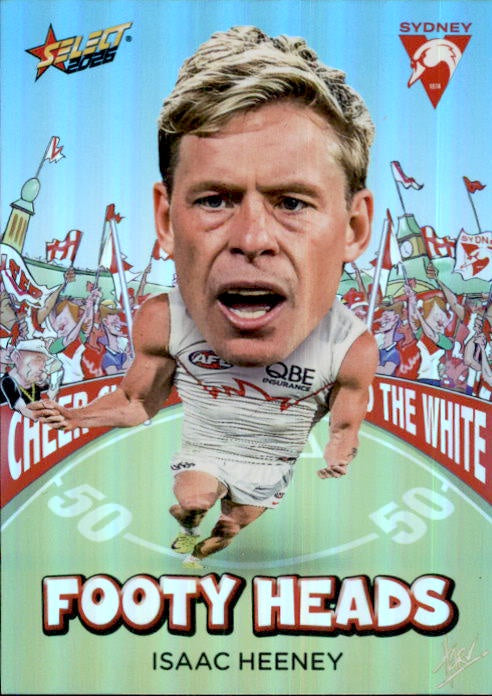 Isaac Heeney, FH93, Footy Heads, 2026 Select AFL Footy Stars