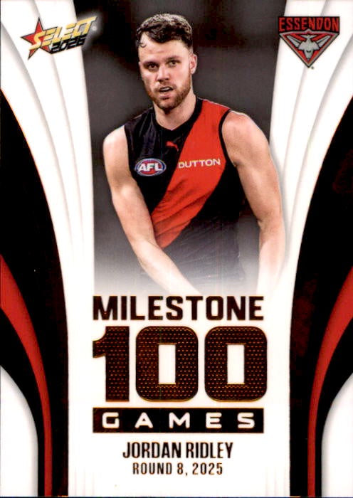 Jordan Ridley, MG26, Milestone, 2026 Select AFL Footy Stars