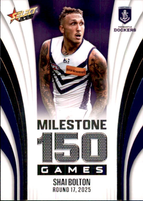 Shai Bolton, MG34, Milestone, 2026 Select AFL Footy Stars