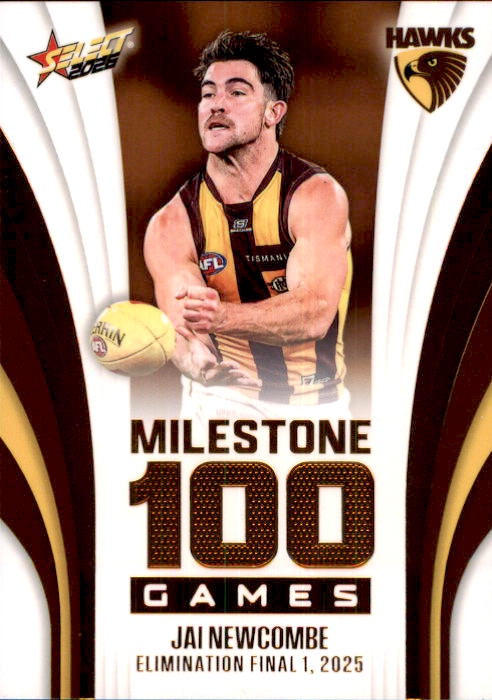 Jai Newcombe, MG58, Milestone, 2026 Select AFL Footy Stars