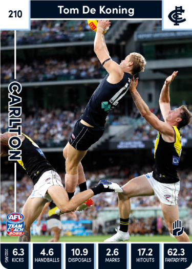 2023 Teamcoach AFL Common Cards -  Cards 201 to 225 - Pick Your Card