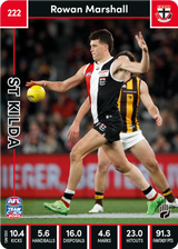 2023 Teamcoach AFL Common Cards -  Cards 201 to 225 - Pick Your Card