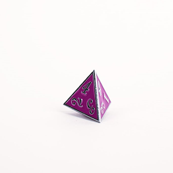 LPG Dice RPG Set Serif Purple/Silver