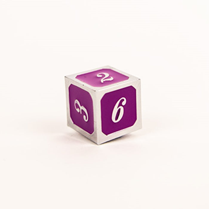 LPG Dice RPG Set Serif Purple/Silver