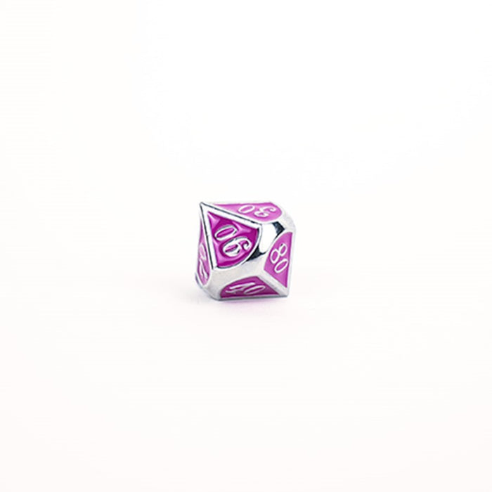 LPG Dice RPG Set Serif Purple/Silver