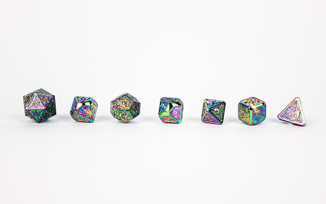 LPG Dice RPG Set Leadlight Dazzle Dark