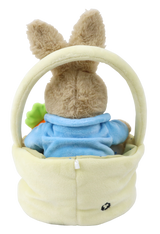 Beatrix Potters Peter Rabbit, Resoftables  9" Plush in Basket