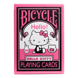 Bicycle Hello Kitty Black & Pink Playing Cards