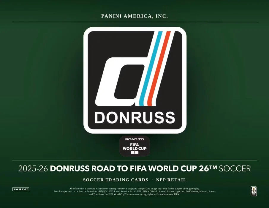 2025-26 Panini Donruss Road to FIFA World Cup Soccer Jumbo Box
