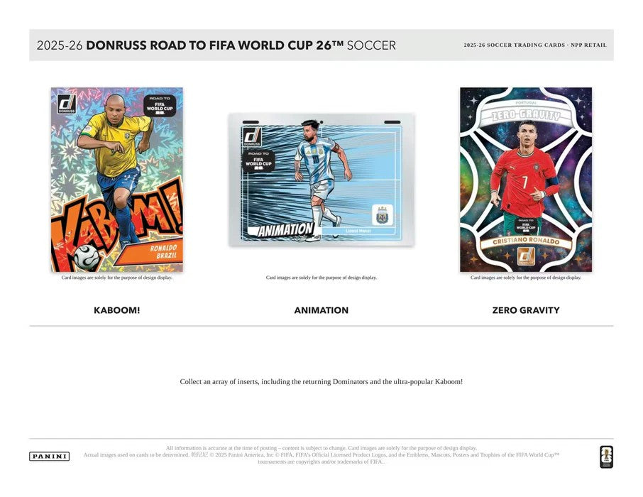 2025-26 Panini Donruss Road to FIFA World Cup Soccer Jumbo Box