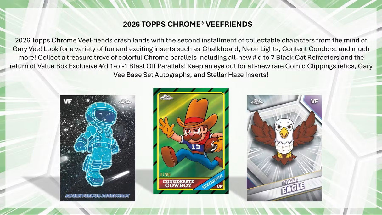 2026 Topps Chrome VeeFriends Blaster Box