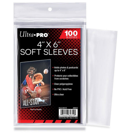 Ultra Pro: 4inch x 6inch Sleeves