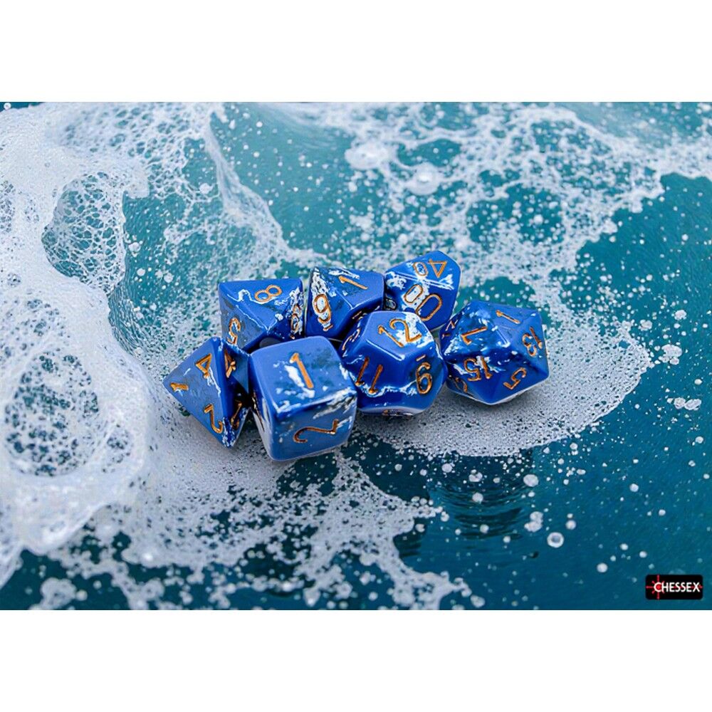 CHX 24406 Brush Polyhedral Wavebreak/gold 7-Die Set