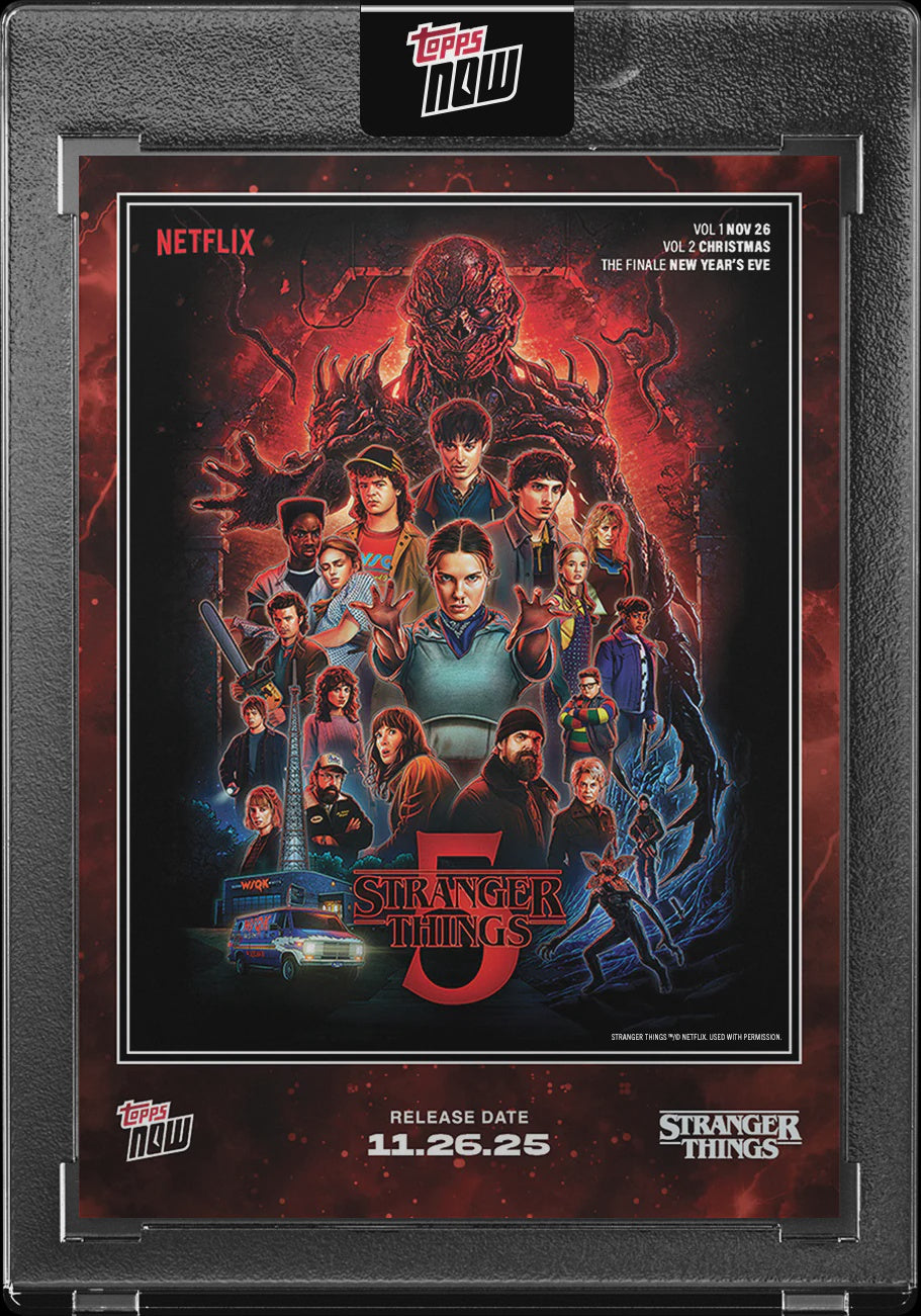 2025 Stranger Things Topps NOW Base Card