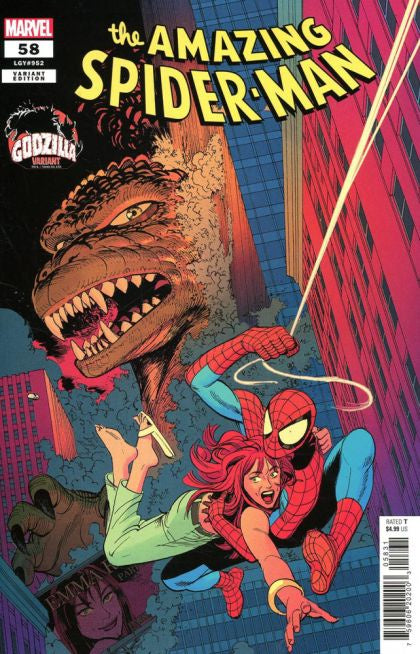 The Amazing Spider-man Vol.6, #58 Godzilla Variant Comic