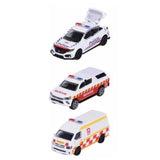 Majorette - Australian Triple Zero 3 Piece Vehicle Set, 1:64 Scale Diecast Cars
