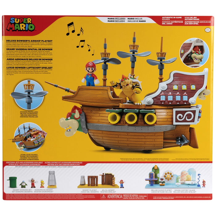 Nintendo Super Mario DLX Bowser's Ship Playset