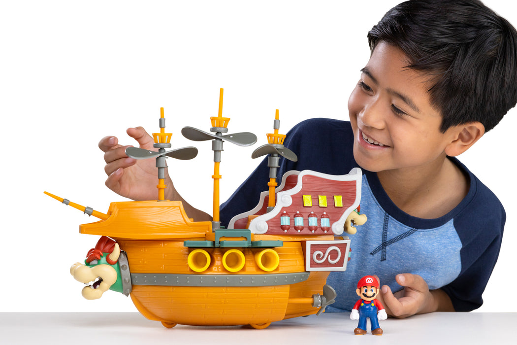 Nintendo Super Mario DLX Bowser's Ship Playset