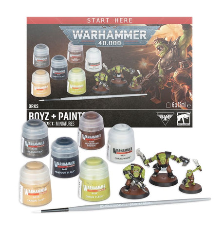 Warhammer 40,000 - 60-05, Orks: Boyz + Paints