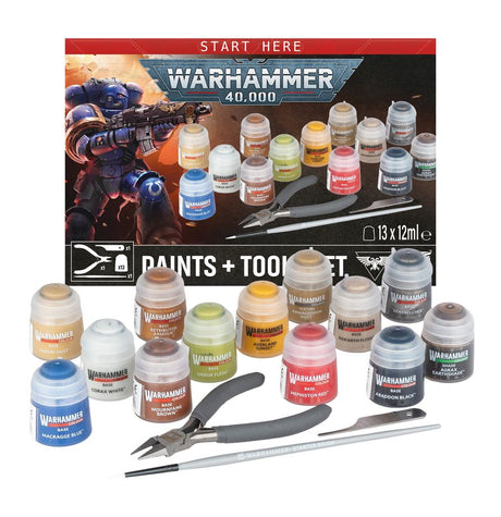 Warhammer 40,000: Paint + Tools set, 60-12