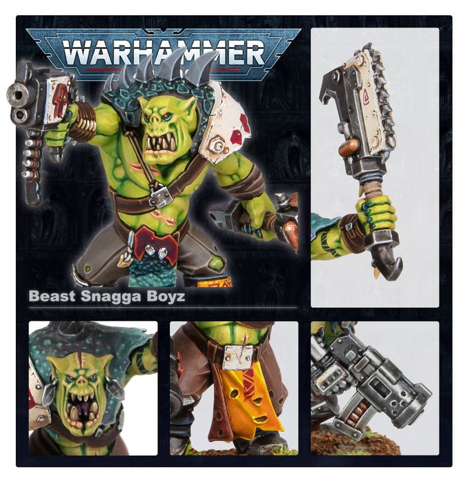 Warhammer 40,000 - 50-51, Orks, Beast Snagga Boyz