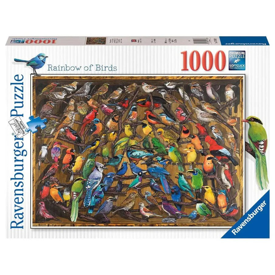 Ravensburger - Rainbow of Birds - 1000 Piece Jigsaw Puzzle