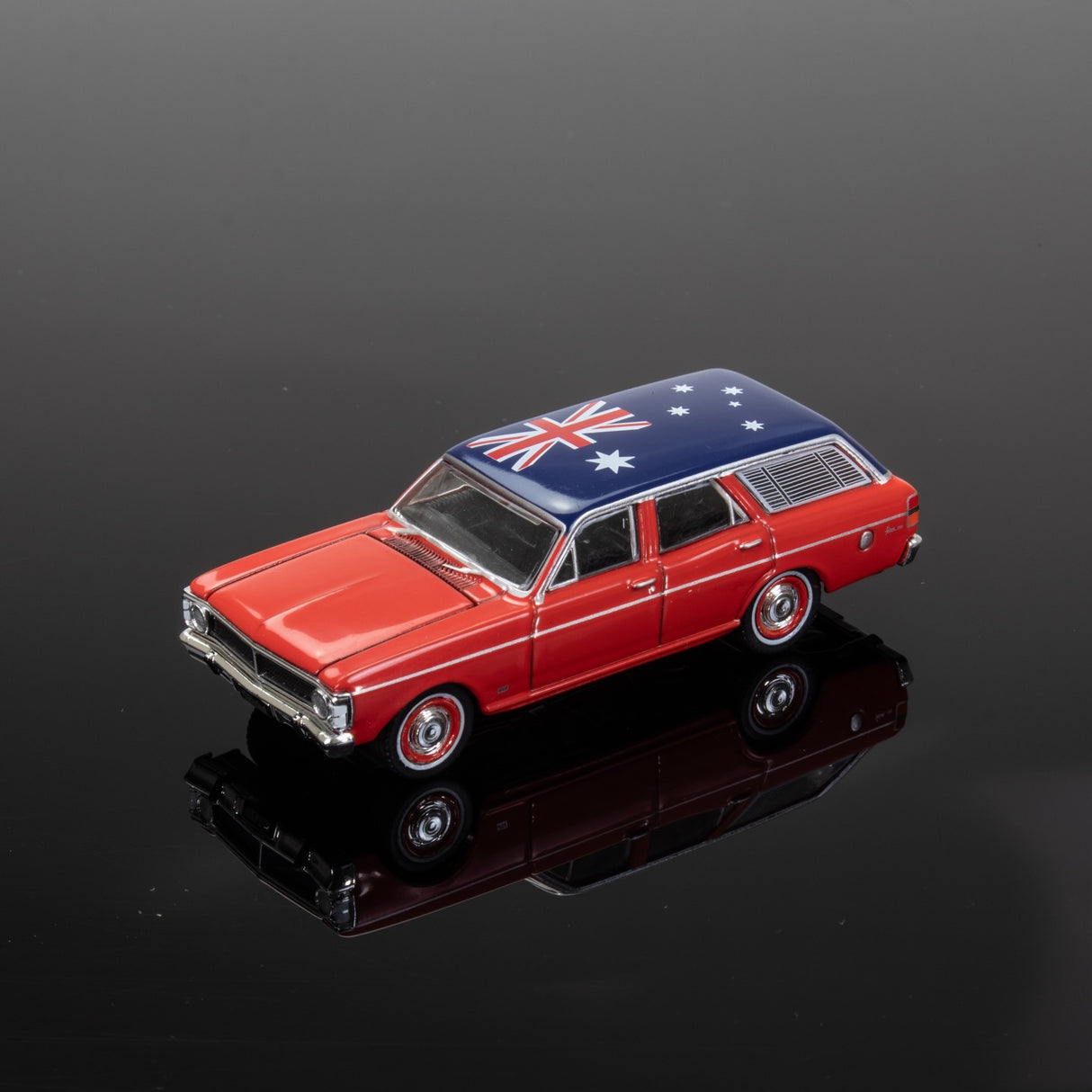Oz Wheels Australia Day, 1974 Ford XY Station Wagon, Fully Sick Detail FSD's Series 2 - 1:64 Scale Diecast - MAX 2 Per Customer