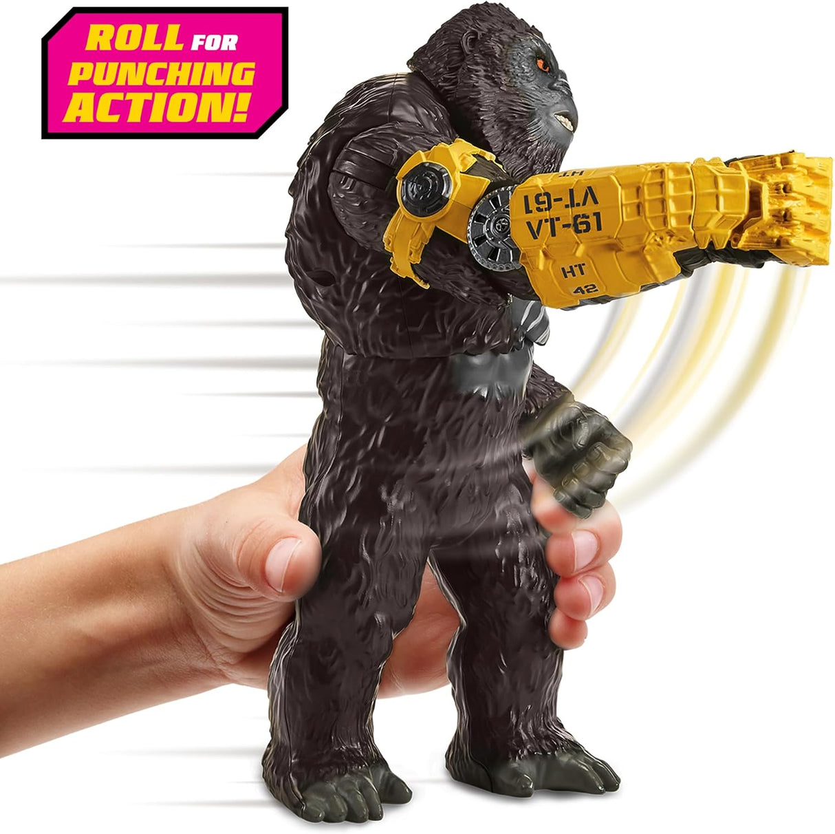 Godzilla x Kong 11" Giant Kong Roll N Battle Punch Action Figure