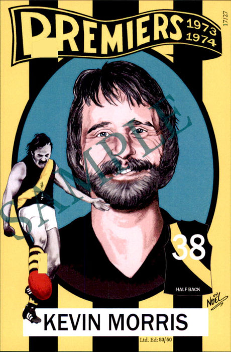 Richmond Tigers, 1973-1974 Back to Back Premiers Card Set by Noel