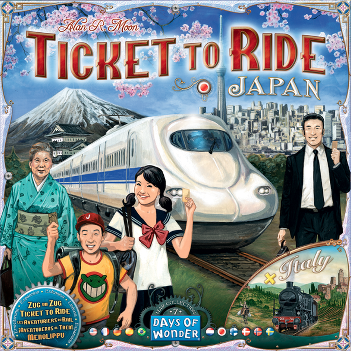 Ticket to Ride Japan + Italy Expansion