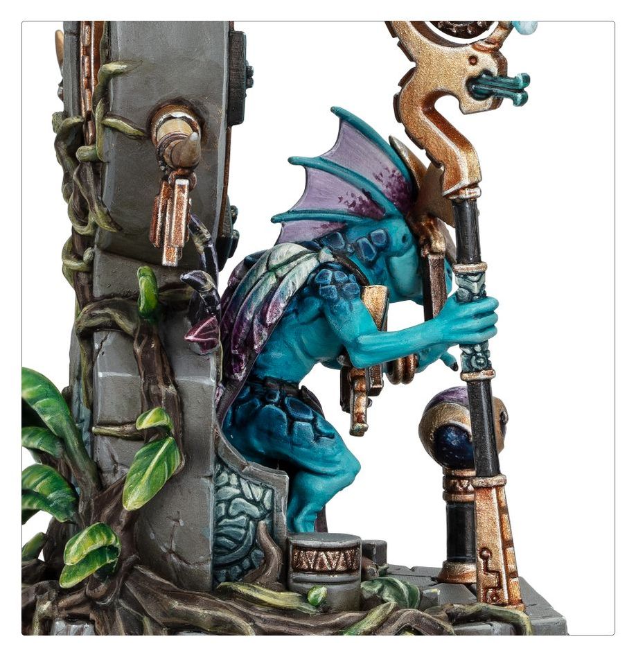 Warhammer Age of Sigmar 88-25, Seraphon, Skink Starseer