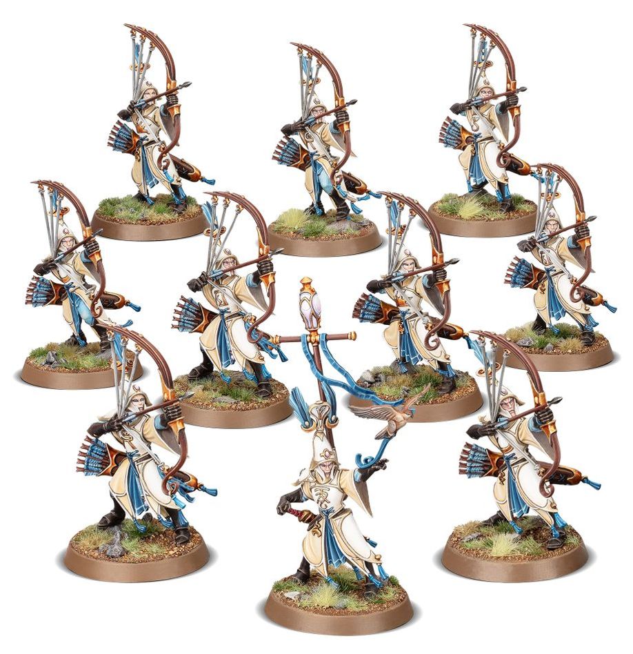 Warhammer Age of Sigmar 87-58, Lumineth Realm-Lords, Vanari Auralan Sentinels