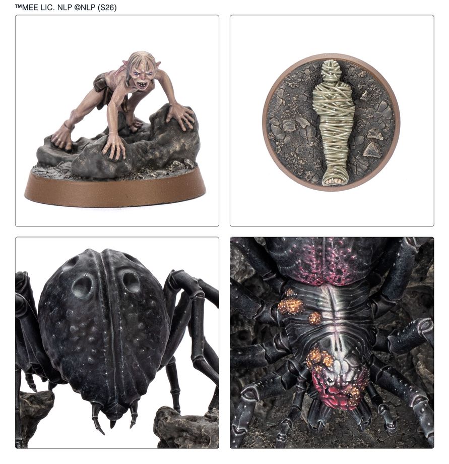 Lord of the Rings - Middle-earth™ Strategy Battle Game, The Path of Cirith Ungol™: Shelob™ & Gollum™