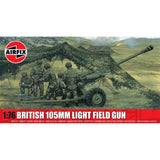 AIRFIX BRITISH 105MM LIGHT FIELD GUN, 1:72 Scale Model Kit