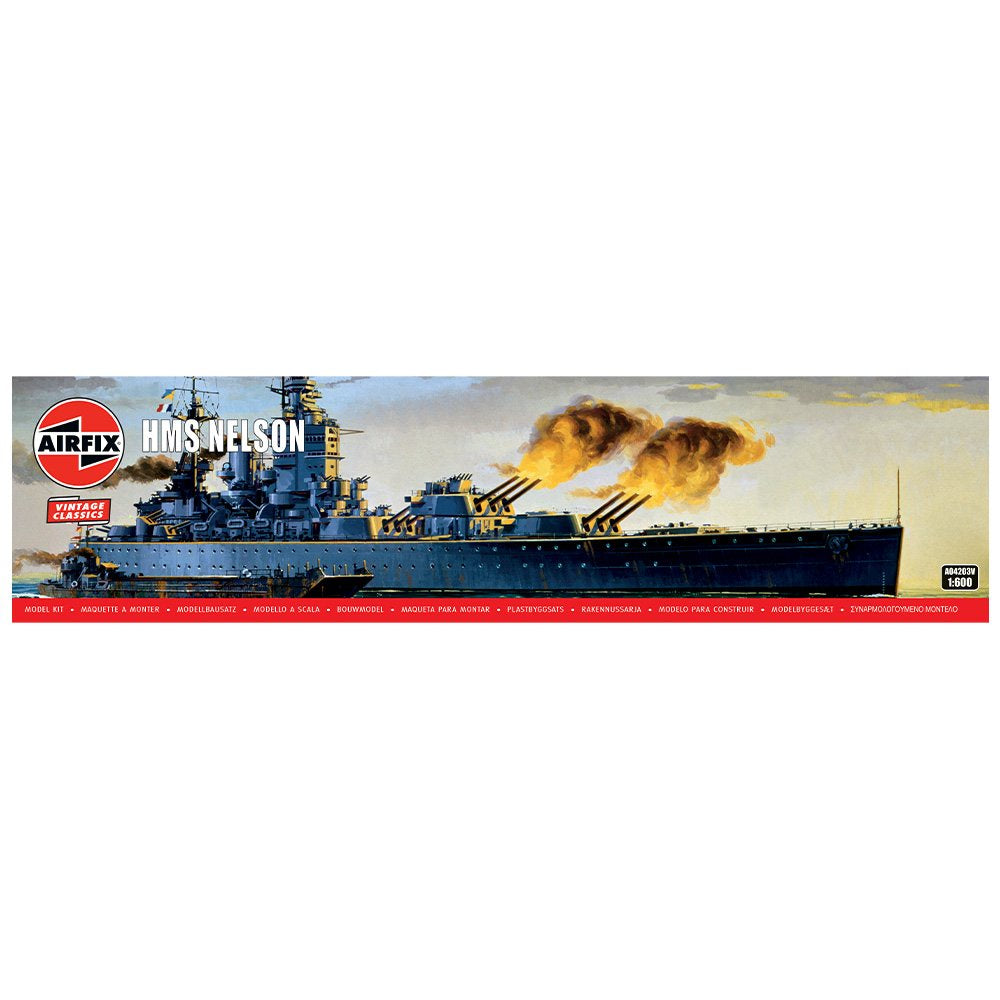 AIRFIX HMS NELSON 1:600 Scale Model Kit