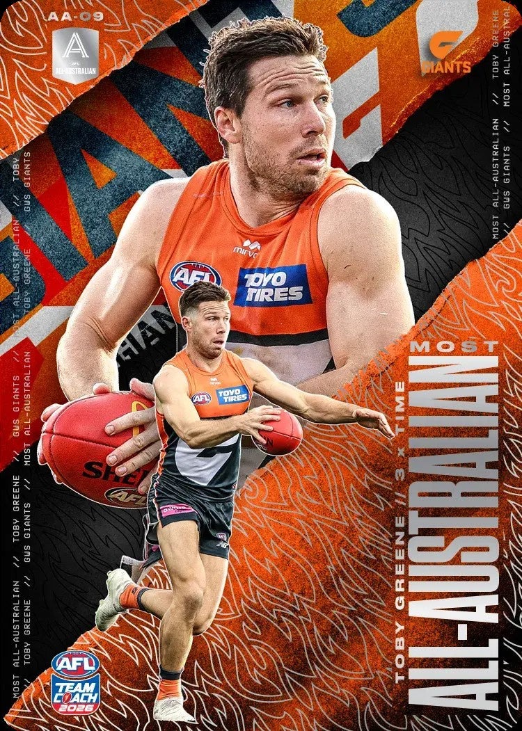 Toby Greene, All-Australian Silver, 2026 Teamcoach AFL
