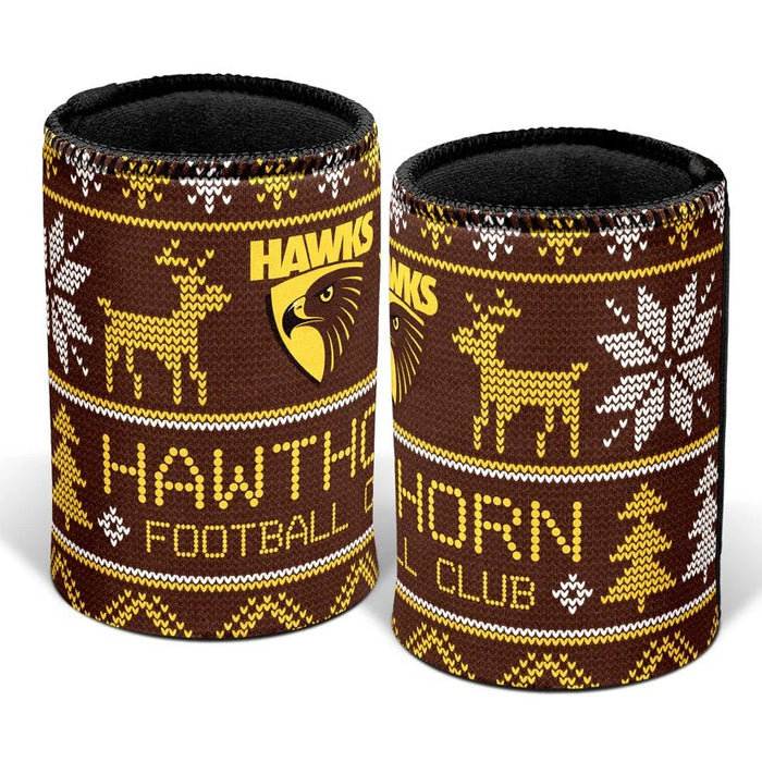 Hawthorn Hawks Ugly Christmas Can Cooler