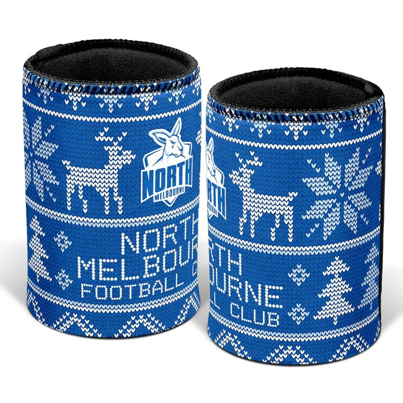 North Melbourne Kangaroos Ugly Christmas Can Cooler