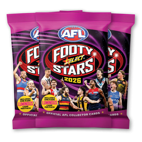 2026 Select AFL Footy Stars 36 pack Box - MAX 2 PER CUSTOMER