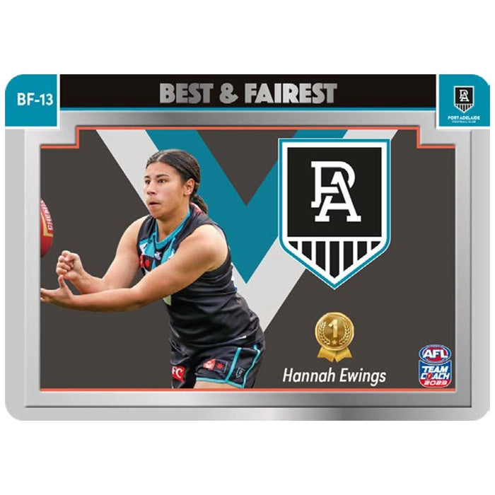 2023 Teamcoach AFLW - Best & Fairest Cards - Cards BF-01 to BF-18 - Pick Your Card